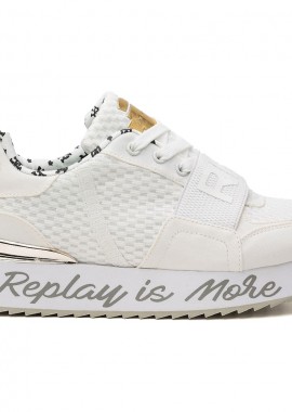 REPLAY λευκό sneaker PENNY STRAP